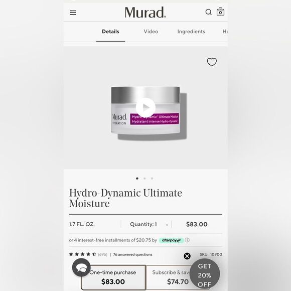 Murad Hydro-Dynamic® Ultimate Moisture - Picture 5 of 5